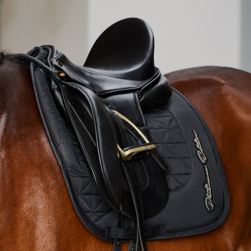 Eskadron Sparkle Avantgarde Saddlecloth Platinum SS23 - Black-1